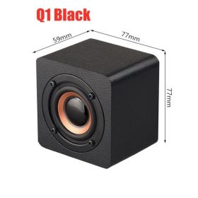 Soundbar Bluetooth Speaker Music Acoustic System 20W HIFI Stereo Music Surround LED Display Outdoor Speaker With FM Radio (Color: Q1 Black)