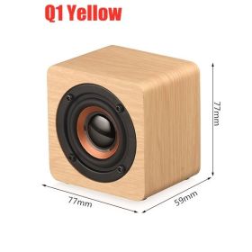 Soundbar Bluetooth Speaker Music Acoustic System 20W HIFI Stereo Music Surround LED Display Outdoor Speaker With FM Radio (Color: Q1 Yellow)