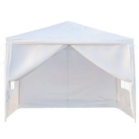 Canopy Tent for Patio Garden;  Outdoor Open Gazebo BBQ Tent for Air circulation;  Sunshade Shelter Pavilion for Party Wedding Catering Gazebo Gar (Shape: 10' x 10' with 4 Sides)