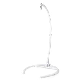 Hammock Chair Stand(Stand Only), C Stand for Hanging Egg Chair/Swing Chair, Indoor/Outdoor Hanging Chair Stand Only, Heavy Duty 330Lbs Weight Cap (Color: White)