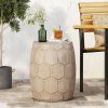 Outdoor LightWeight Concrete Side Table,