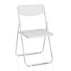 4 Pack Plastic Folding Chairs, Lightweight Stackable Commercial Chairs, Portable Event Seats Indoor Outdoor for Home Event Party Picnic School Wedding