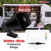 5 CORE Indoor Outdoor PA Horn Speaker 8 x 5 Inch Loud Portable PA Speakers 8 Ohms 65 Watts Max Horn Siren Adjustable Mounting Bracket & Hardware Inclu