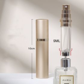 Perfume Vaporizers Bottled Bottoms Filled With Perfume High-end Travel Portable Spray Small Sample Empty Bottle Dispenser (Option: 9ML Gold)